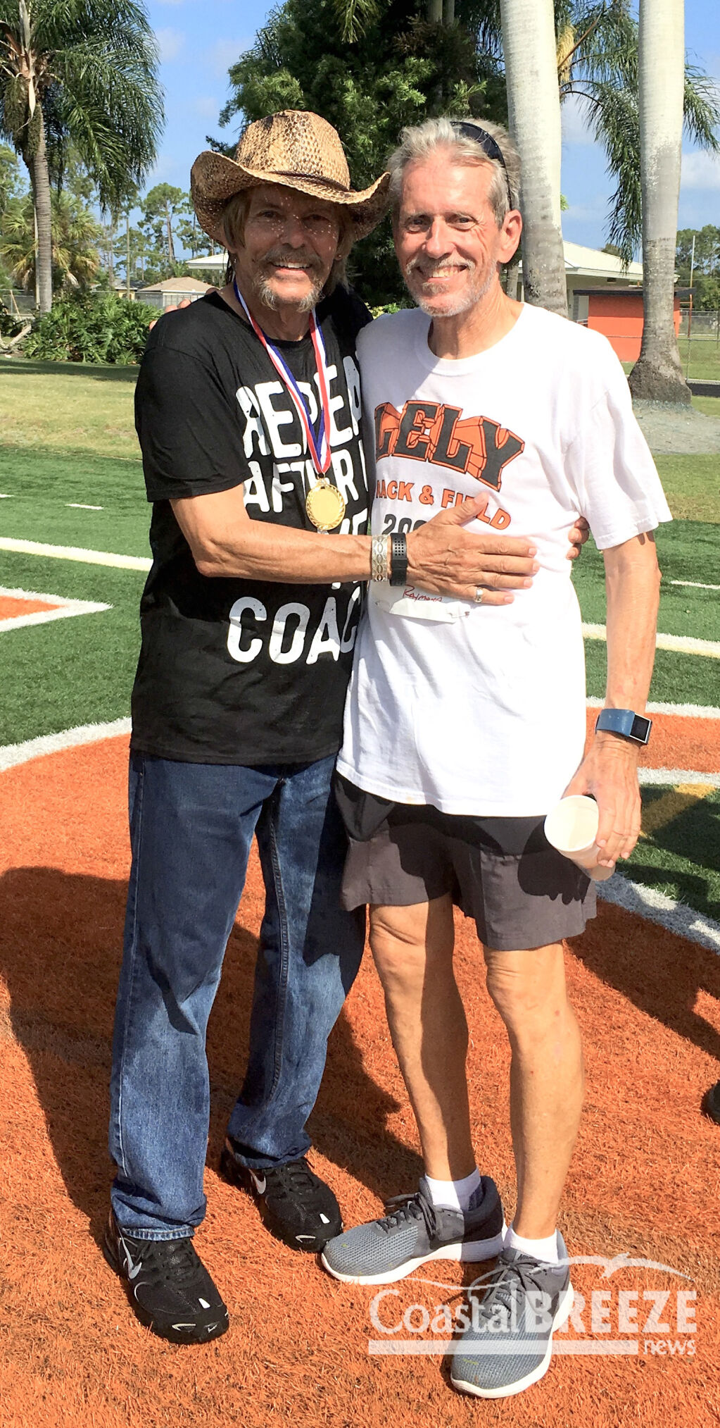 2. Mark McGarity with Roger Raymond. This picture says it all, Raymond said..JPG